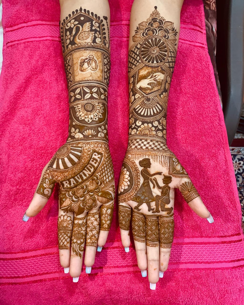 Engagement couple posing 1